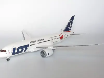 141221-8 Model kit Boeing 787-8 Trent Down 3D print model