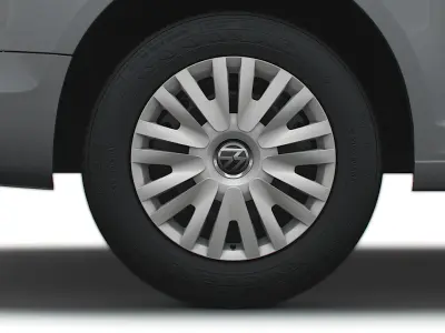 Volkswagen Caddy Trendline 2020 wheel 3D model