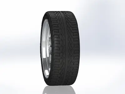 Custom wheels Ridler Style 610 for your scale model 3D print model