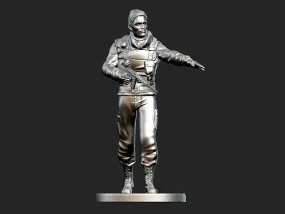 soldier comando  3D print model