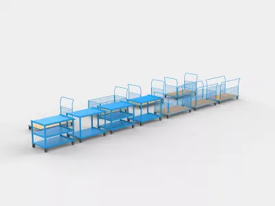 Handling Trolley 02 3D model purchase