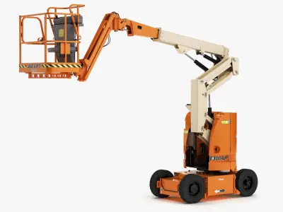 JLG E300AJP Articulating Boom Lift Rigged 3D model