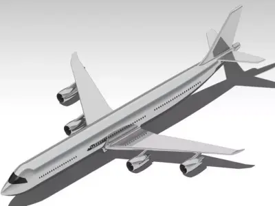 Boeing airplane Free 3D model