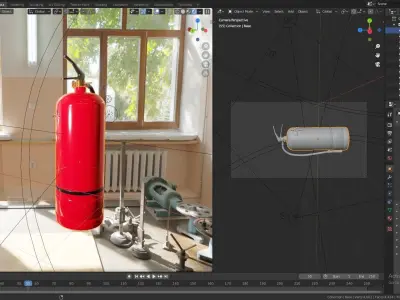 Low-Poly Fire Extinguisher Low-poly 3D model purchase
