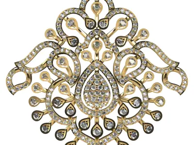 SOUTH STYLE PENDENT DESIGN  3D print model