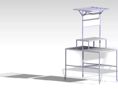 industrial workstation v1 Free 3D model