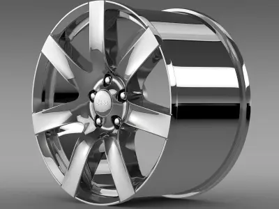 Jeep Wrangler Indian Summer 2014 rim 3D model