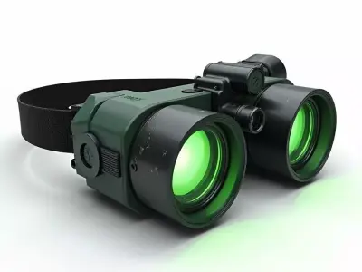 Tactical Night Vision Goggles 3D Model Military Equipment Low-poly 3D model