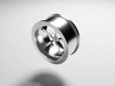 Enri Car wheel rim Free low-poly 3D model