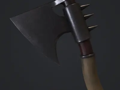 Axe for game 3D model