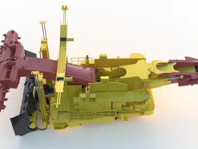 Anchor Digging Integrated Machine 3D model by elemachy2025