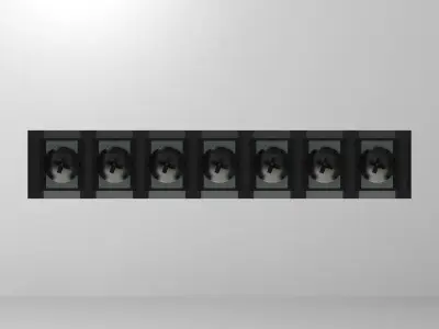 Barrier Type Terminal Block 3D model