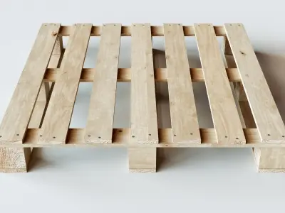 Wooden Warehouse Palette 3D model