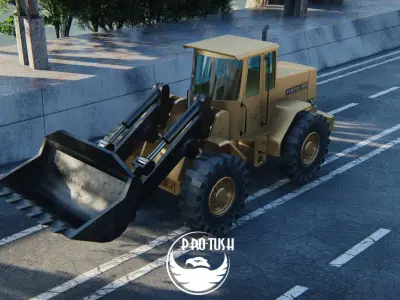 Volvo L170 Low-poly 3D model