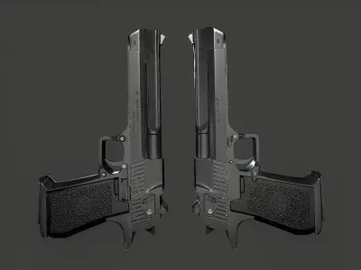 Gun Free Pack Free low-poly 3D model