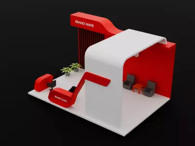 Exhibition - Area  3D model
