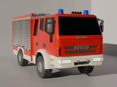 IVECO Magirus HLF20 3D model