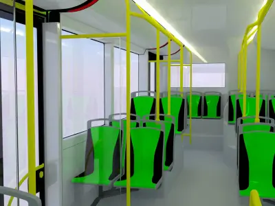 Solaris Urbino and Hyundai Rotem 3D Model Pack