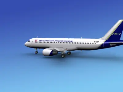 Airbus A320 Air Charter Intl 1 3D model