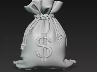 Money Bag Free 3D print model