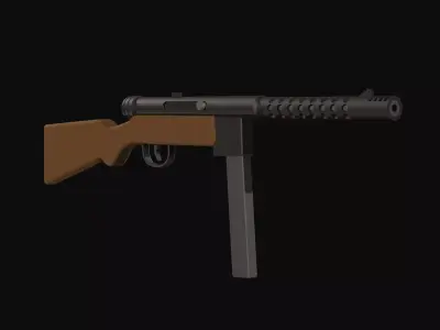 Beretta 3849 Low Poly Low-poly 3D model