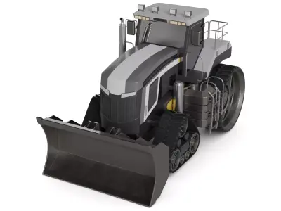 Snow Tractor 3D model get