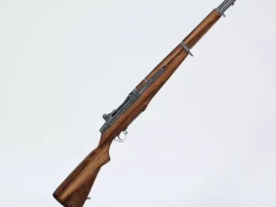 M1 Garand Rifle for G8F 3D model