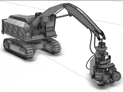 Heavy equipment - Vehicle 005 3D model