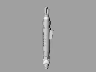 Doctor Who Masters Laser Screwdriver Replica Miniature 3D print model