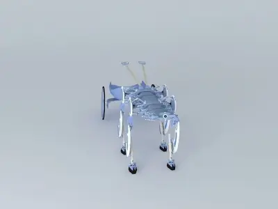Cybernetic Chariot Free 3D model