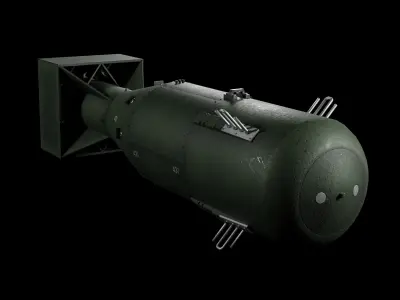 Nuclear bomb 3D model buy