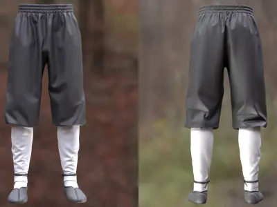 Pants 270 - All MH Bodies - UE5 Skeletons - Rigged Low-poly 3D model