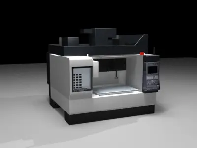 cnc machine 3D model purchase
