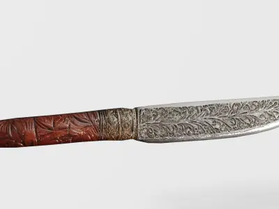 Ancient Knife - Low Poly 3d Model Low-poly 3D model