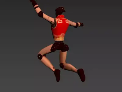 Spring Festival Gala - Jumping Robot 2 3D model