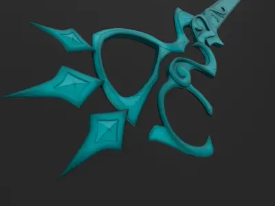 League of Legends Gwen Scissors FAN ART 3D MODEL 3D model