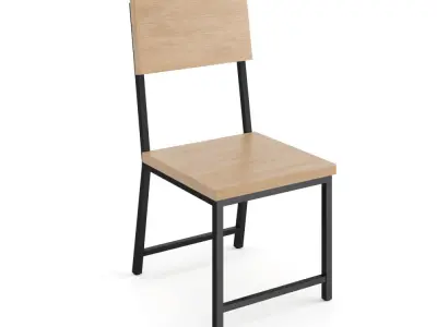 Industrial chairs and bar stools - Pack with 13 models 3D model