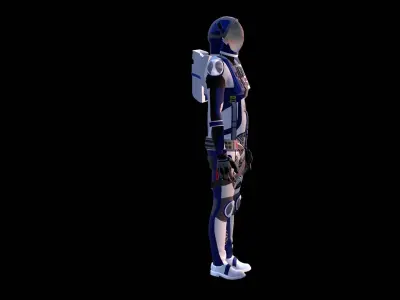 Astronaut Spacesuit  Australia 3D model