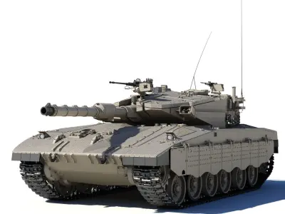 Merkava Mk-3B 3D model