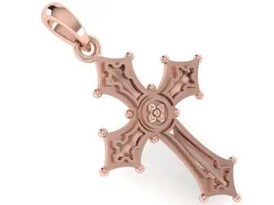 CROSS PENDANT CR181 3D print model