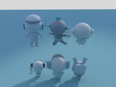 Pop Mart-Astronaut 1 3D model