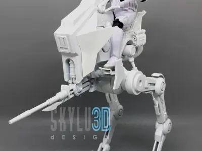AT-RT Walker One12 Scale STL 3D print model