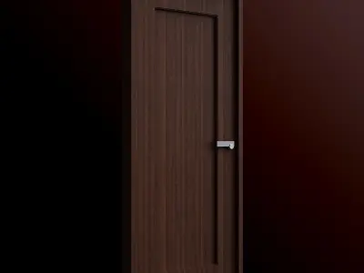 Door 1 wooden 3D model