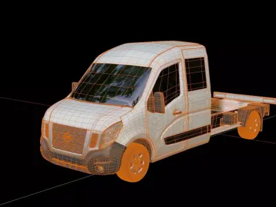 Nissan NV400 CrewCab Chassis 3D model