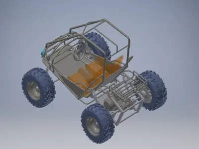 Electric Buggy Assembly 3D model