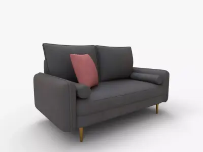 Modway Revive Upholstered Fabric Sofa 3D model