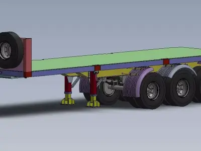 Truck Ramp 3D model
