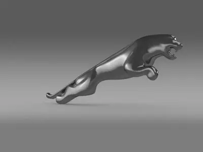 Jaguar Logo 3D model
