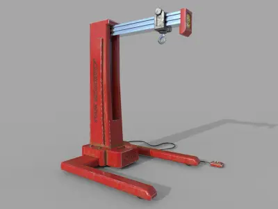 CRANE STARK INDUSTRIES IRON MAN Low-poly 3D model