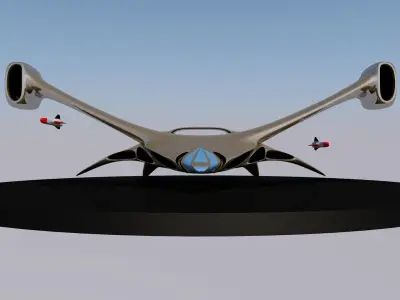 Big jet 3D model